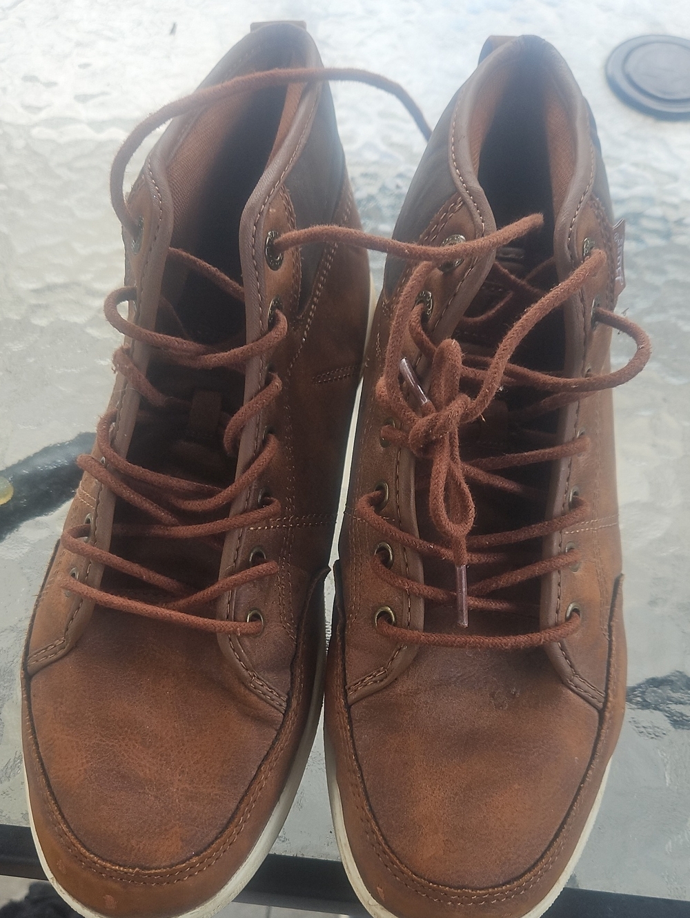 Bass Men's Brown Leather Chukka Boots